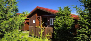 Nettes Ferienhaus in Rusinowo mit Großer Terrasse